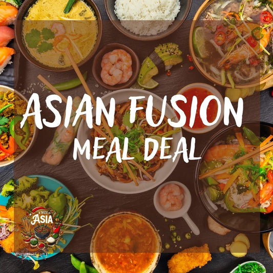 Asian Fusion: 6 meals + 2 sides