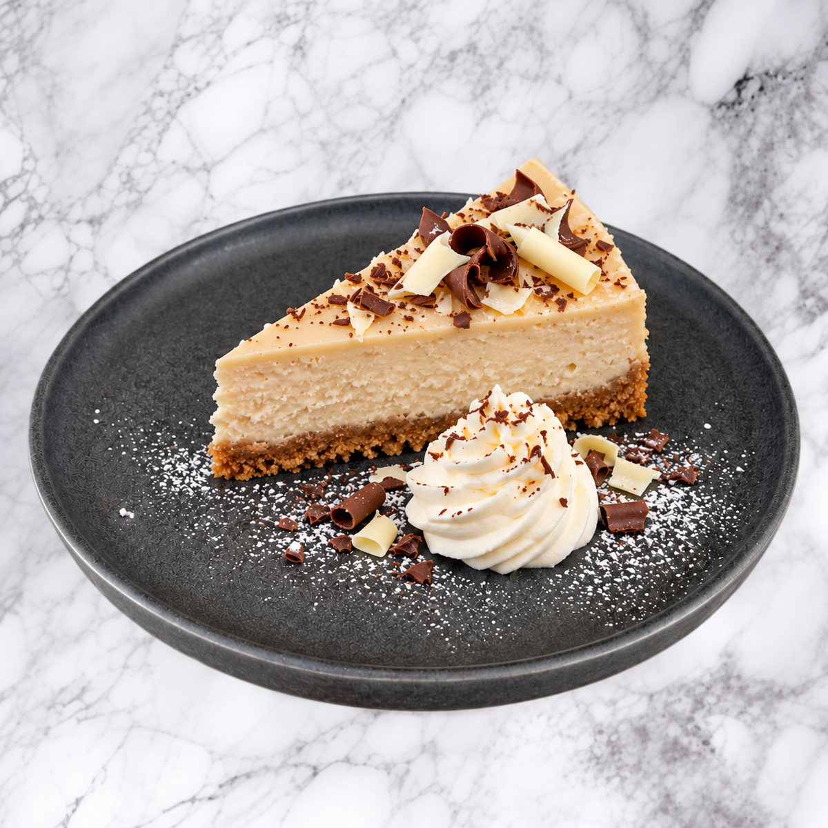 Luxury Baileys & White Chocolate Cheesecake