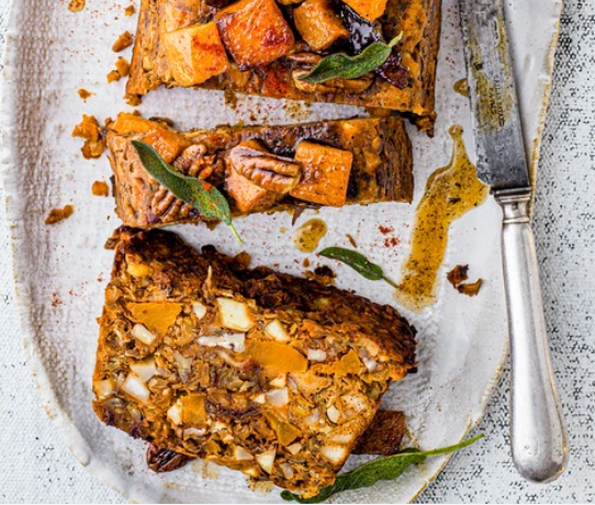 Baked nutroast delicious and great for your Christmas table