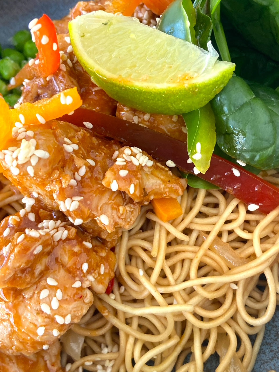 Koreaanse Kip met Noedels