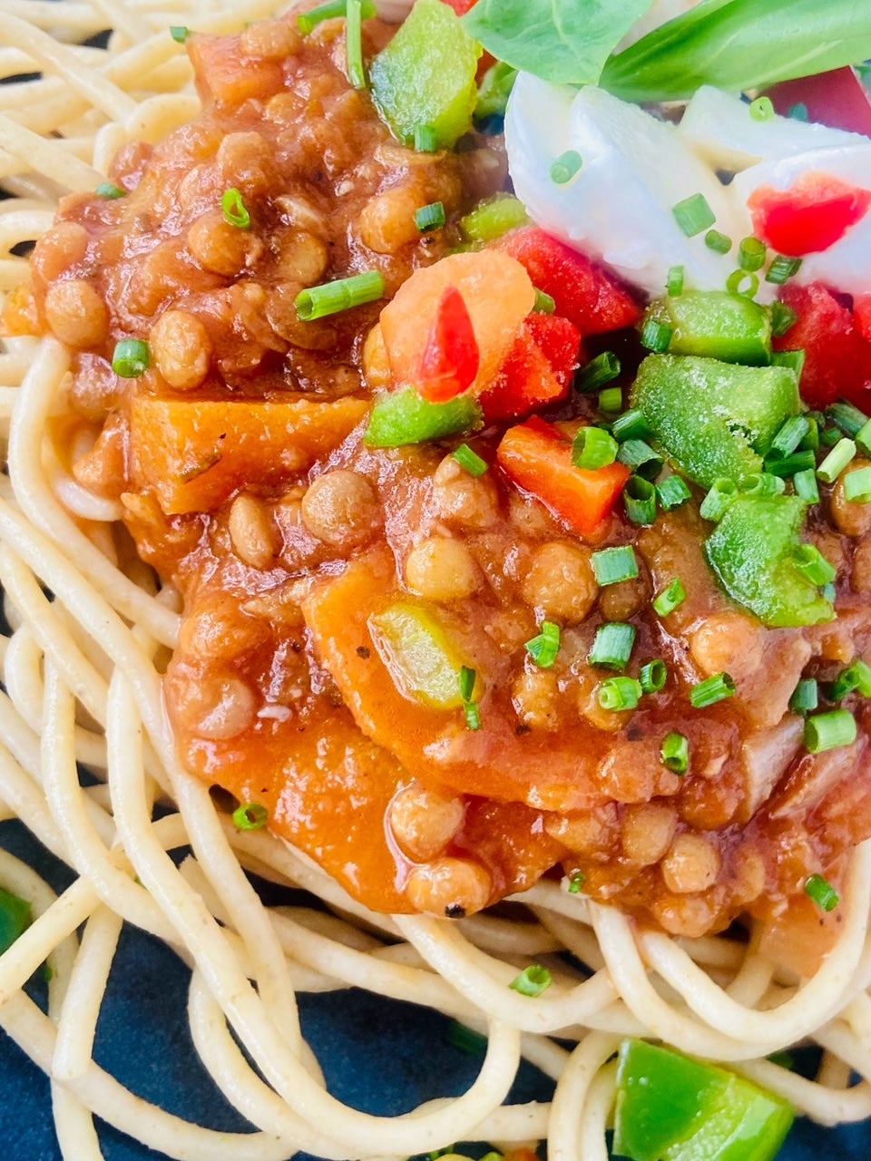 Veggie Bolognese with Wholegrain Pasta
