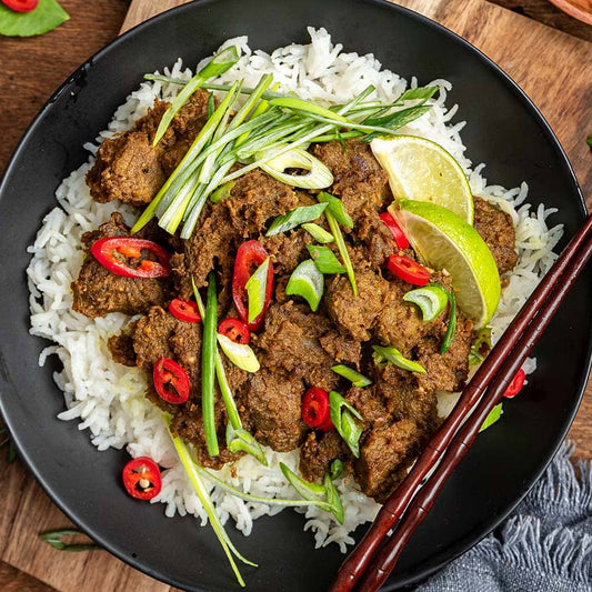 Beef Rendang with Rice