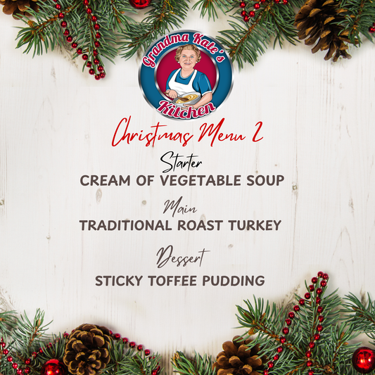 Grandma Kates Christmas Menu 2