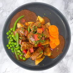 Estofado de carne con batata