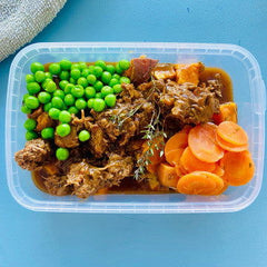 Runderstoofpot met Zoete Aardappel