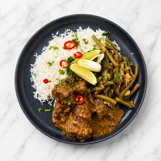 Beef Rendang with Rice