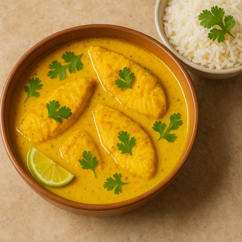 Goan Fish Curry with Pilau Rice