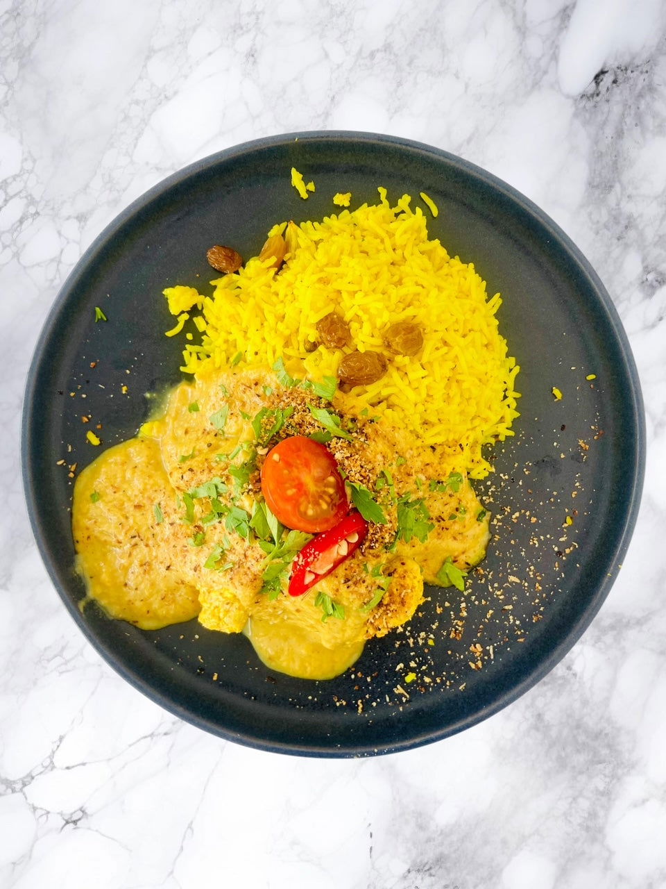 Chicken Korma with Pilau Rice - Dindins