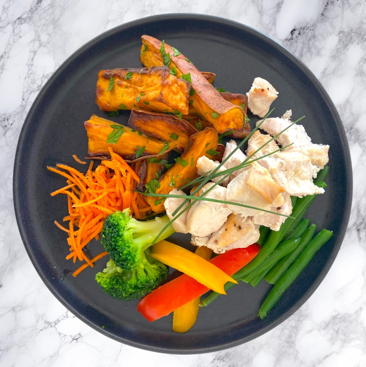 Chicken, Sweet potato & Vegetables