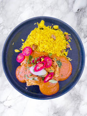 Pollo Tikka Masala con Arroz Pilau