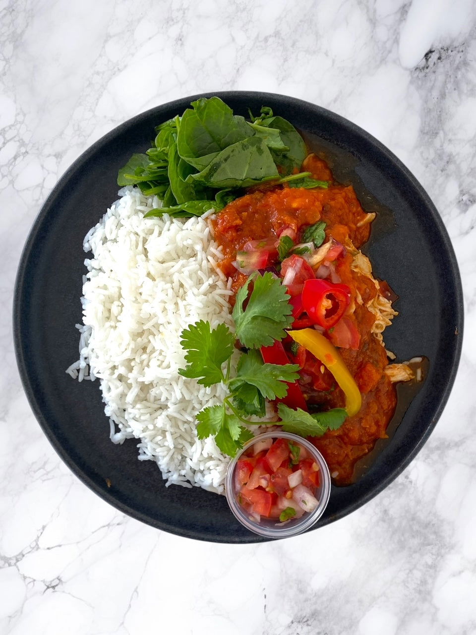 Chicken Tinga with Rice - Dindins