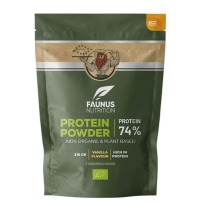 Faunus Organic Fermented Protein – Vanilla | Plant-Based Protein (210g / 900g)