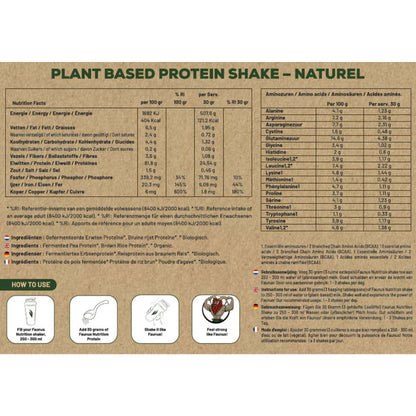 Faunus Organic Fermented Protein – Natural | Plant-Based Protein (210g / 900g)