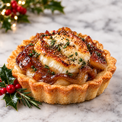Goats Cheese & Caramelised Onion Tart