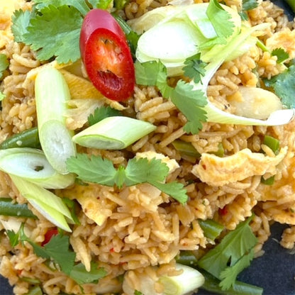 Vegetarische Roerbakrijst - Nasi Goreng