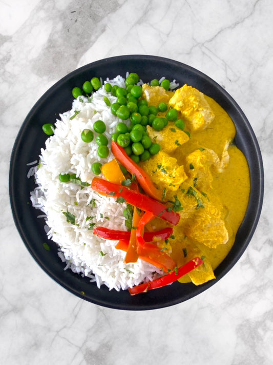 Jamaican Chicken Curry with Coconut & Rice