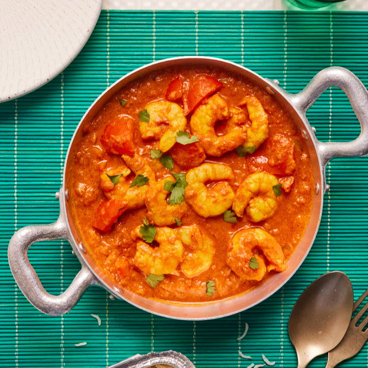 King Prawn Kadai with Pilau Rice - Dindins