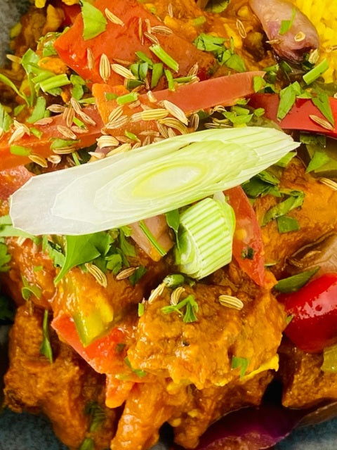 Lamb Balti with Pilau Rice - Dindins