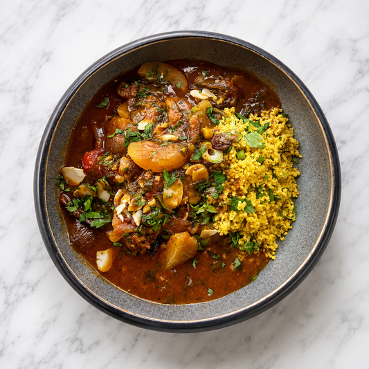 Tagine de Cordero con Cuscús