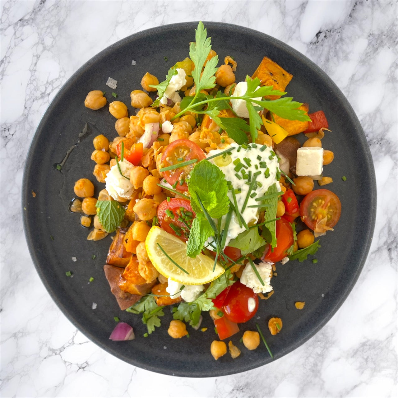 Frozen Mediterranean Chickpea with Sweet potato
