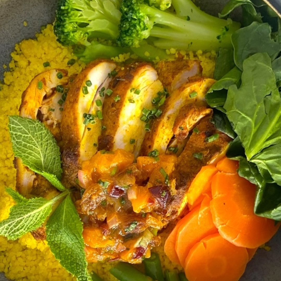 Moroccan Chicken with Couscous - Dindins