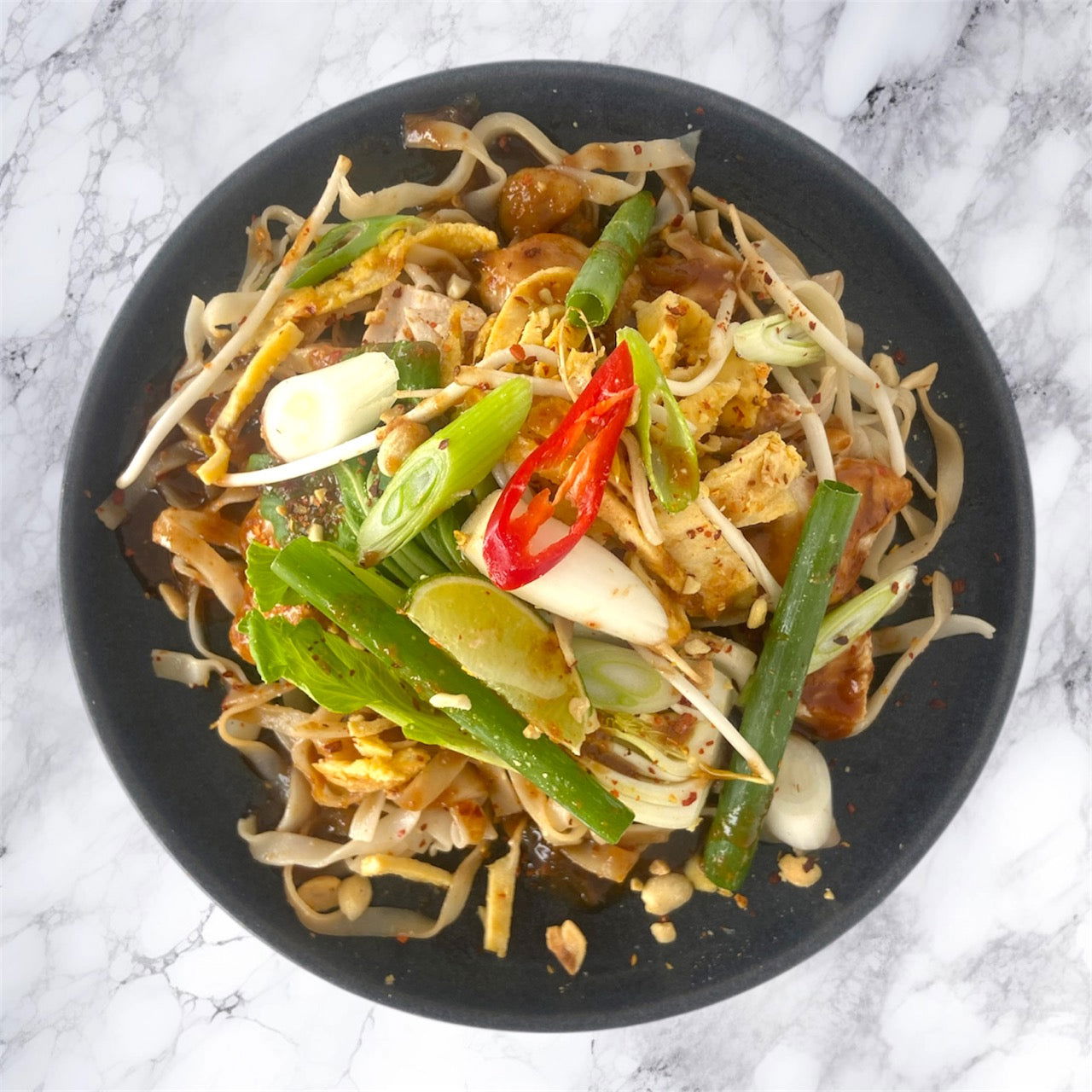 Pad Thai with Chicken - Dindins