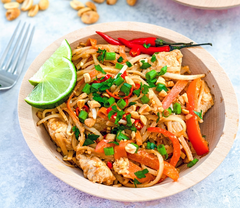 Fideos de pollo coreanos