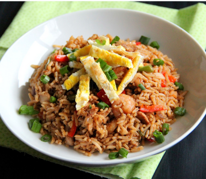 Vegetarische Roerbakrijst - Nasi Goreng