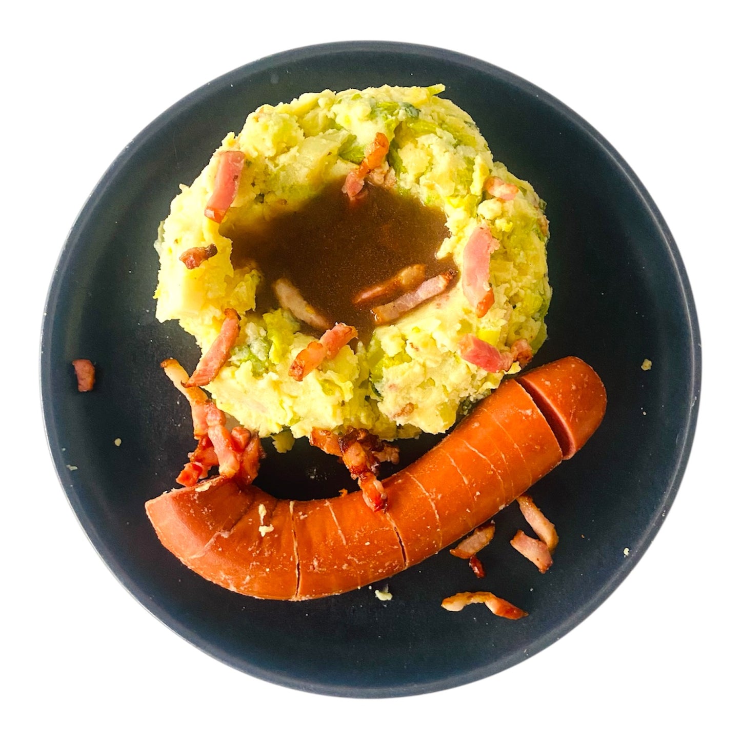 Hollandse Stamppot Boerenkool met Spekjes, Rookworst en Jus