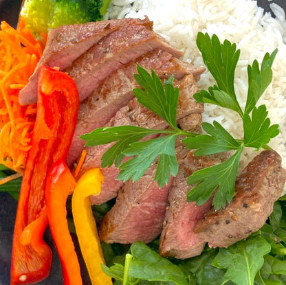 Steak with Basmati Rice & Vegetables