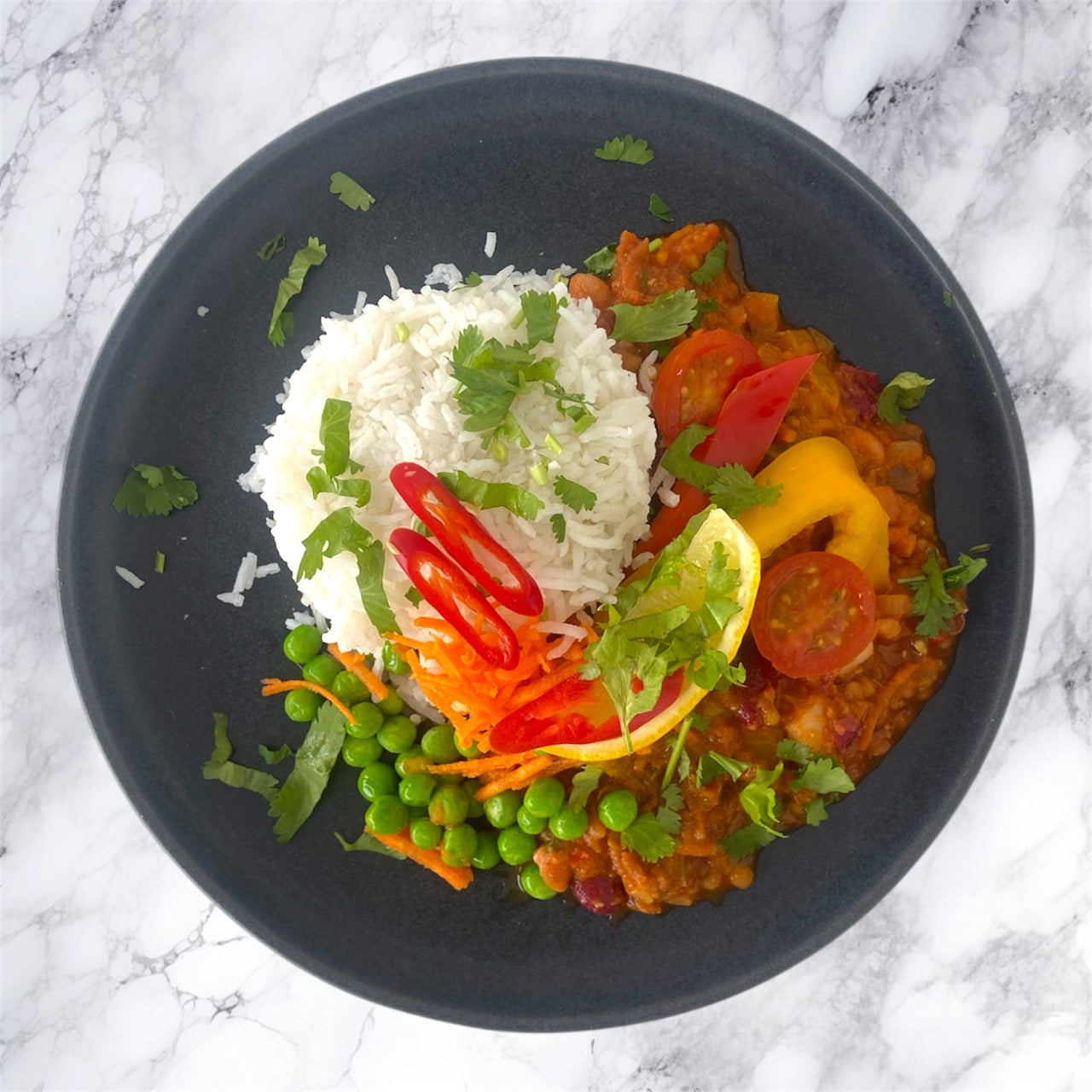Frozen : Veggie Chilli with Rice