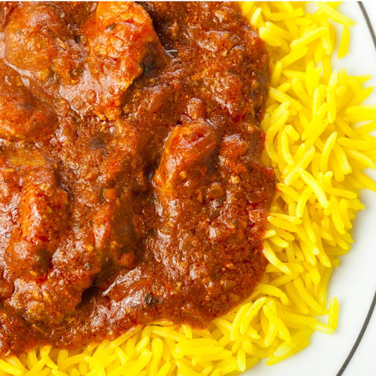 Lamb Jalfrezi with Pilau Rice