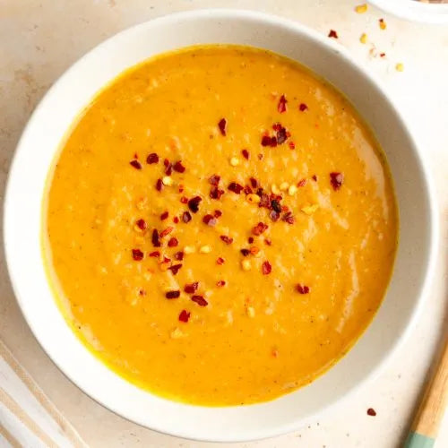 Spiced Butternut Squash & Sweet Potato Soup